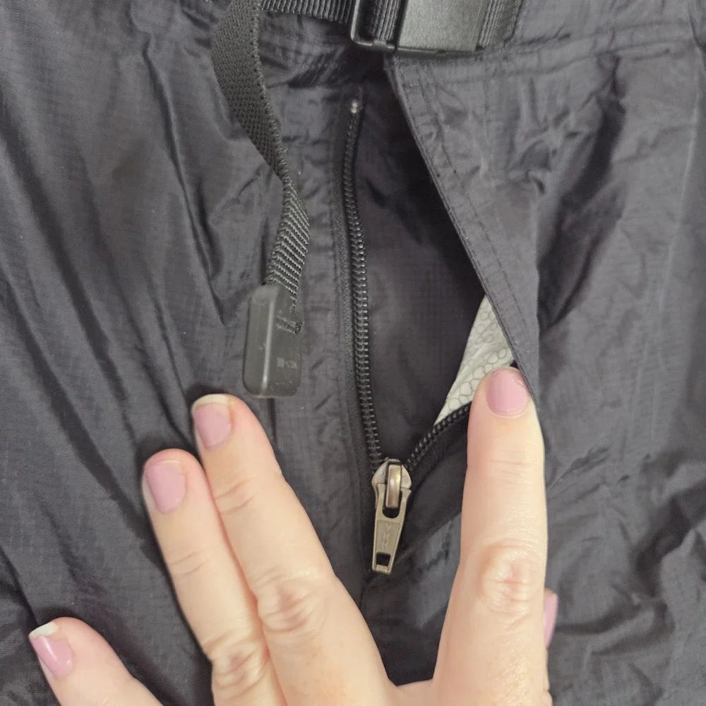 Eddie Bauer Weatheredge Plus Waterproof Black Pants Medium Tall Unisex Seam Seal